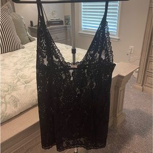 VICTORIA'S SECRET Sexy Black Lace Camisole
